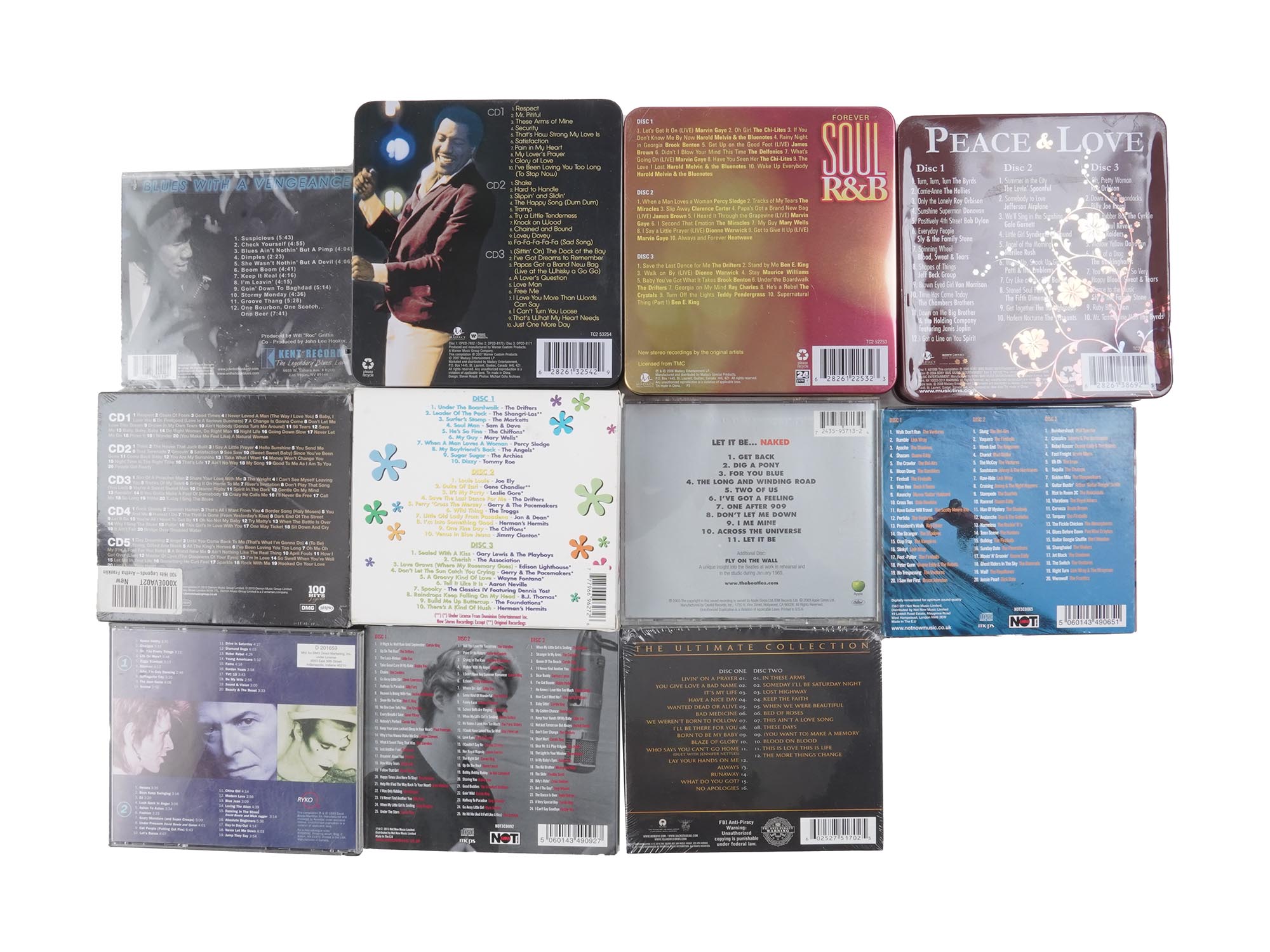 COLLECTION OF CD COMPILATIONS SOUL BLUES ROCK PIC-1
